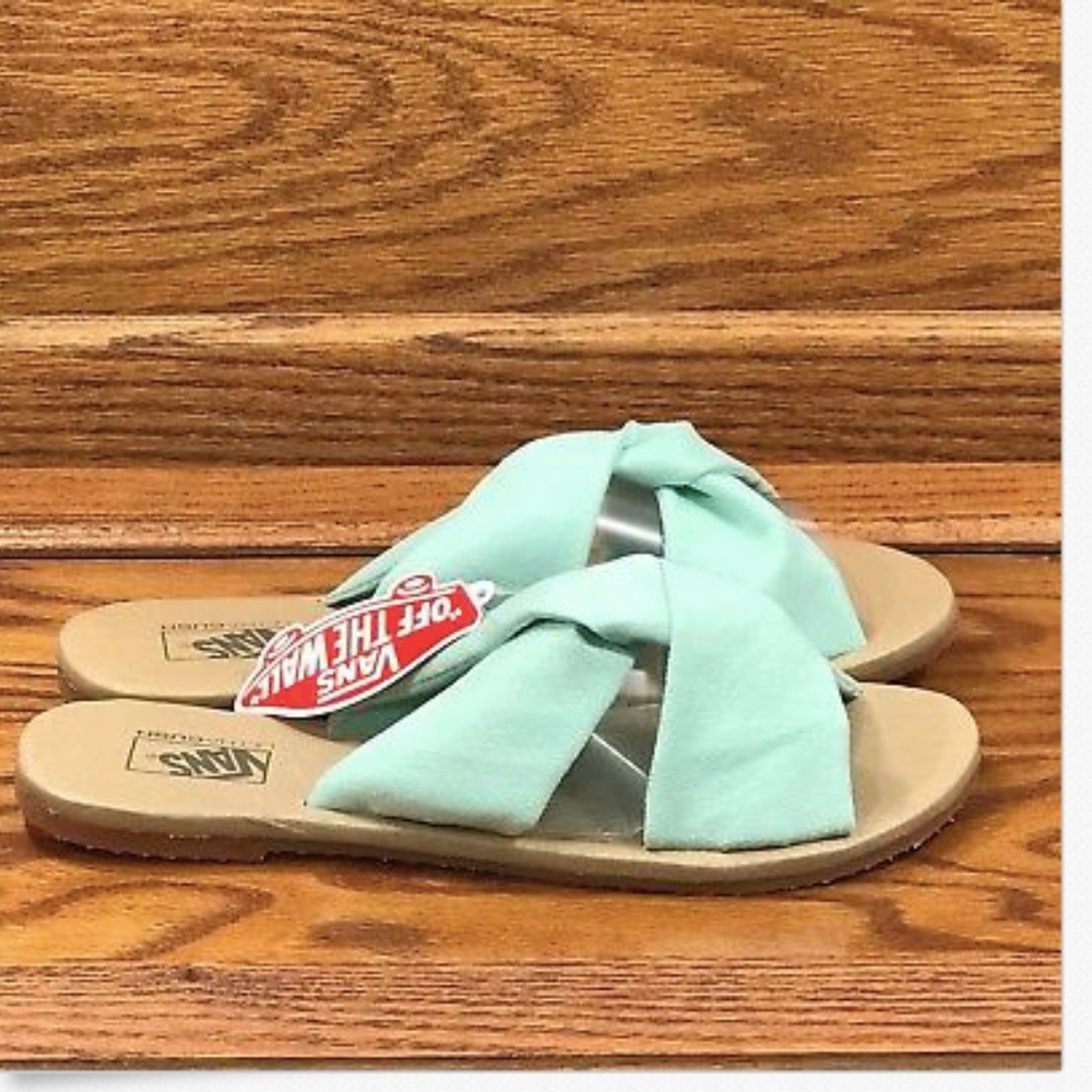 Vans Ayla Suede Bay Slide Sandals Size Women 8* - Picture 2 of 7